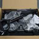 360LBS Heavy-Duty Wagons Carts Foldable 120L Collapsible Wagon Cart with Wheels and Tailgate, Folding Utility Wagon Carts for Groceries, Outdoor Camping, Shopping, Beach, Garden (Black)