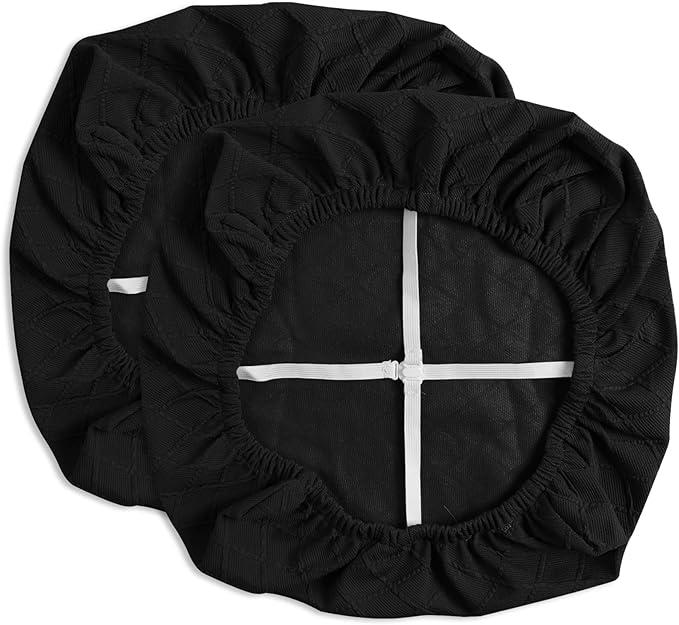 Yikko Chair Seat Cover, High-Density Check Jacquard Ekedalen Seat Cover for Dining Kitchen Restaurant Banquet, Stretch Removable Washable Chair Cushion Protector