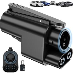 NACS to CCS1 Adapter Compatible with Tesla Supercharger Adapter with Interlock 500Amps/1000V Compatible with Tesla V1/V2/V3/V4 NACS Superchargers[Check with Your Automaker for Compatibility]