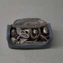 6-in-1 Hair Dryer Brush, Hair Styler with Automatic Curlers, 150,000 RPM High-Speed Negative Ionic Hair Dryer Fast Drying, Blow Dryer Brush for Curling/Volumizing/Straightening with Travel Bag, Gold