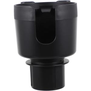 PartyKindom Car Automotive Cup Holder Phone Holder Cup Holder for Car Insert Water Bottle Holder Black