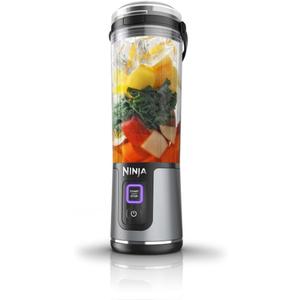 Ninja BC151BK Blast Portable Blender, Cordless, 18oz. Vessel, Personal Blender-for Shakes & Smoothies, BPA Free, Leakproof-Lid & Sip Spout, USB-C Rechargeable, Dishwasher Safe Parts, Black
