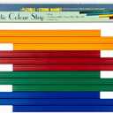 8 Inch Color Magnetic Bar/Strip for Whiteboard, Fridge - Box of 12 Pieces