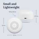Yogasleep Travel Mini Portable White Noise Sound Machine, 6 Soothing Sounds, Volume Control, Dimmable Night Light, Sleep Therapy for Adults & Baby, USB Rechargeable, Lanyard Included