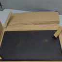 GGC Reversible Cast Iron Griddle, Double-sided Griddle Pan for Stove Tops, Gas Grills and Outdoor Cooking, 16.5 x 9.5 Baking Flat and Ribbed Griddle Plate