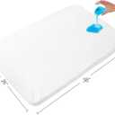 Pack and Play Mattress 38" x 26" x 1", Pack N Play Mattress Topper Pad with Removable and Washable Cover, Waterproof Playard Pad for Baby & Toddlers