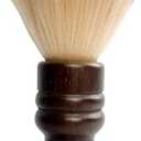 Jaasuee Large Neck Duster Soft Nylon Hair Barber Brush with Wooden Handle Face Cleaning Hairbrush for Haircuts and Styling Kits, Brown