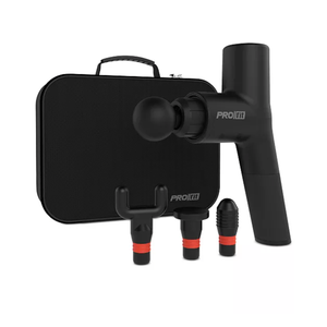 PROfit Percussion Muscle Massage Gun, Rechargeable Deep Tissue Full-Body Massager with Multiple Attachments