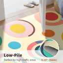6x9 Classroom Rug for Kids, Large Circle Time Rug for Preschool & Kindergarten, Washable Non-Slip Educational Learning Carpet, Reading Corner Rugs, Teacher Supplies for Classroom