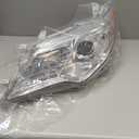 AS Headlights Assembly Replacement for 2012 2013 2014 Toyota Camry L/Se/Le/Xle/Hybrid Chrome Housing Amber Reflector Clear Lens Driver and Passenger Side