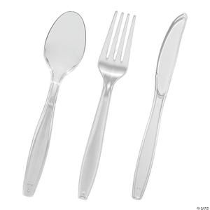 Plastic Cutlery 14 Forks and 16 Spoons