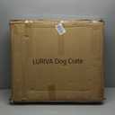 Steel Tube Heavy Anti-Bite Large Dog Crate with Mat Base, 48" L x 28" H Dog Crates for Medium Large Dogs, Big Dog Cage, Dog Kennel, Puppy Dog Playpen with Top, Pet Cage, Indoor, Black2