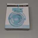 BLBS Rechargeable Camping Fan - 65H 12000mAh With Output Ports, Hanging Hook, 360 Head Rotation for Tents, Camp, Green