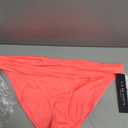 Island Goddess Shirred Band Hipster Bikini Swimsuit Bottom (Orange, L)