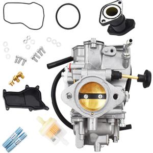 ALL-CARB Carburetor Replacement for Yamaha Big Bear 350 1987-1998 Moto-4 350 YFM 350 1987-1995 Kodiak 400 YFM400 1996-1998 Carb with Fuel Valve Switch