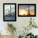 SESEAT 24x32 Picture Frame Black, Wall Hanging Poster Frames, Display Pictures 24 x 32 without Mat, 1 Pack