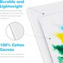 Gotideal Canvas Boards for Painting, 24pcs 16x20 Primed Canvas for Painting, Bulk Painting Canvas for Kids and Adults, White Blank Canvas Panels for Acrylic, Oil, Pour Art Supplies