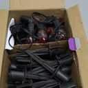 24.2FT Flickering Flame String Lights with Stakes - C9 Halloween Pathway Lights Outdoor Waterproof - 20 Red Flicker Flame Twinkle Walkway Light for Lawn Yard Party Halloween Decorations