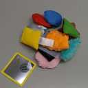 Texture Sensory Bean Bags, Toddler Sensory Toys for Babies,Preschool Toys Set of 13 Beanbags, Shape Sensory Bean Bags with Storage Bag,Develop Fine Motor & Sensory Play for Newborns, Early Learning