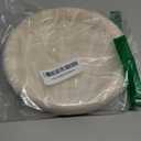 Koville Italian Round Travertine Tray, 8" Vanity Decorative Marble Tray for Countertop, Catchall for Perfume, Candles, Jewelry Dish