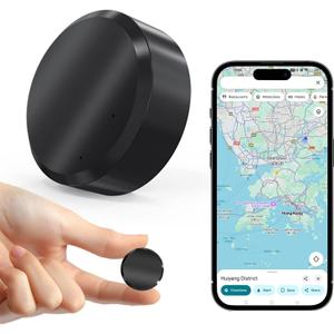 2025 New Mini GPS Tracker for Vehicles, Portable Car GPS Tracker Waterproof Magnetic GPS Device Global CoverageReal-Time Tracking for Cars Assets Pets Children and Seniors No Subscription