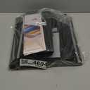 Criusia 6 Pack Clothes Drawer Organizer Dividers, Fabric Foldable Closet Dresser Drawer Organizer for Clothing, Bra Sock Underwear Drawer Organizer for Nursery Bedroom Organization (6 Bins, Black)