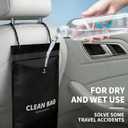 Car Trash Bags Hanging, 50 Pack Leakproof Waterproof Disposable Auto Garbage Bags
