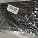 Begale Small Plastic Storage Baskets, Black, 11.6"L x 5"W x 3.4"H, Set of 6