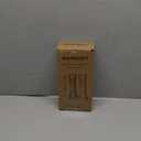 Solid Beech Wood Salt & Pepper Grinder 5PC Set, 9.25inch Manual Mills with Tray & Wooden Spoons, Adjustable Coarseness Ceramic Core,Refillable Non-Slip Base for Kitchen Countertop Dining Decor