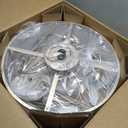20" Caged Gold Fandelier Ceiling Fans with Lights, Boho Ceiling Fan with Light Remote Control, Mid-Century Chandelier with 6 Speeds for Bedroom,Living Room, Nursery