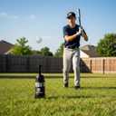 Thorza Motion Tee Solo Baseball Training System for Swing & Hand-Eye Coordination (Includes 1 Motion Tee Mini Training Ball)