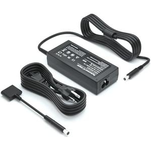 Tinkon 65W Charger Compatible with Inspiron 15 3520 3511 3530 3535 3501 3525 3000 3510 3540 3195 3520 5400 5620 5625 3552 7590 Laptop Power Supply Cord