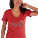 Blue 84 NCAA Womens Premium V-Neck Tri Blend T Shirt (Medium)