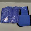 LotFancy Face Ice Pack Wrap for TMJ, Wisdom Teeth, with 4 Reusable Hot Cold Therapy Gel Packs, Pain Relief for Head, Oral and Facial Surgery, Dental Implants, Blue (Blue(one Size Fits Most))