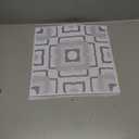 FloorPops 12-in by 12-in Teal Posey Vinyl Peel & Stick Floor Tiles (10 Tiles), (10 sq.ft./Carton)