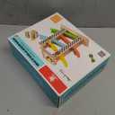 Toddler Toys for 1 2 Year Old Boy and Girl Gifts Wooden Race Track Car Ramp Racer with 4 Mini Car