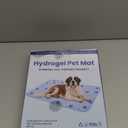 Pet Cooling Gel Pad with Patent Technology, 20in Dog Cooling Mat for Summer, Self-Cooling Mat for Medium/Small Dogs, Non-Slip Waterproof Durable Mat for Dog Beds, Car, Indoor & Outdoor Use