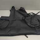 Syntus 4 Pack Adjustable Bib Apron with 2 Pockets Cooking Kitchen Aprons for Women Men Chef (Black)