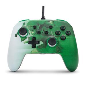 PowerA Enhanced Wired Controller for Nintendo Switch - Heroic Link, Nintendo Switch - OLED Model, Gamepad, Game controller, Wired controller, Officially licensed