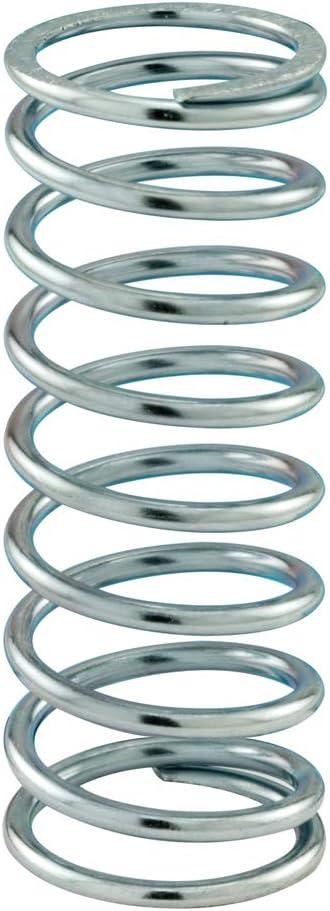 Prime-Line SP 9734 Compression Spring, Spring Steel Construction, Nickel-Plated Finish, 0.105 GA x 1-1/8 In. x 3 In. (2 Pack)