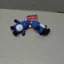 2 x My Pet & Me - Squeaky Dog Toys for Light to Moderate Chewers - Fun Latex Toys for Puppies, Teething, and Gentle Play - Interactive Fetch and Chew Toy with Squeaker (Blue Mouse, 4.3 Inch)