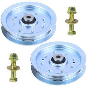 2 Pack 756-04129B Idler Pulley Replaces 753-08171 753-08068 956-04129 Rotary 12675 for Cub Cadet 42" 50" RZT 50 LTX 1040 LT1045 LTX1050 RZT54 LTX1045 LT1500 RZT42 LT2000 Troy Bilt 42 Mowers