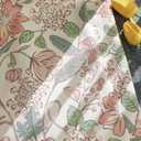 Vangao Pink Nursery Curtains for Girls Room Floral Blackout Curtains 63 Inch Length Farmhouse Drapes for Bedroom Room Darkening Flower Patterned Window Treatment for Kids Set of 2