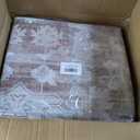 DEXI 9x12 Large Area Rugs for Living Room, Washable Rug for Bedroom, Beige