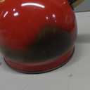 Tea Kettle, Stovetop Whistling Teapot, Stainless Steel, Red, 3.0-Quart