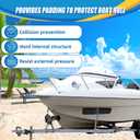 2 Pack Carpeted Marine Boat Trailer Bunks, Boat or ski Trailer Black Bunk Boards for Trailer Boats