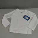 Gerber Unisex Baby Toddler UPF 50+ Long Sleeve Rashguard Swim Shirt (18 Months, White)