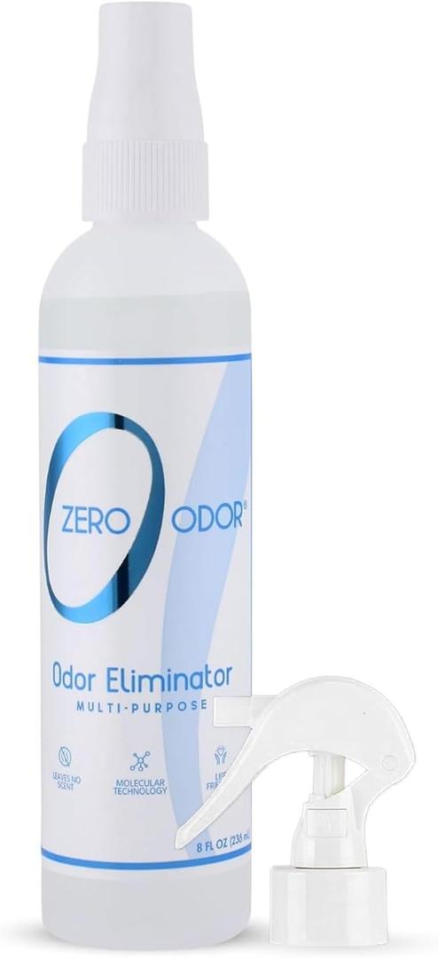 Zero Odor Multi-Purpose Odor Eliminator - Eliminate Air & Surface Odor  Patented Technology Best for Bathroom, Kitchen, Fabric, Closet- Smell Great Again, 8oz (Over 1000 Sprays)