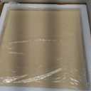 10 Inch Small Pizza Stone with Parchment Paper(50 pcs) for Camp Oven 10x11x0.5, Garpernics Rectangular Cordierite Baking & Grilling Stone for Grills and Air Fryers Fit for Coleman Camp Oven