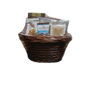 Gift Basket Village: Senior Moment Birthday - Gourmet Drinks & Snacks Gift Set, BB 07/16/2026